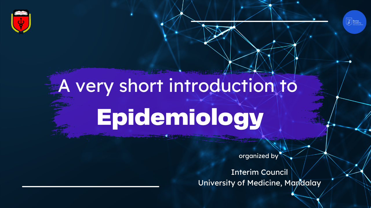 A very short introduction to Epidemiology MS006