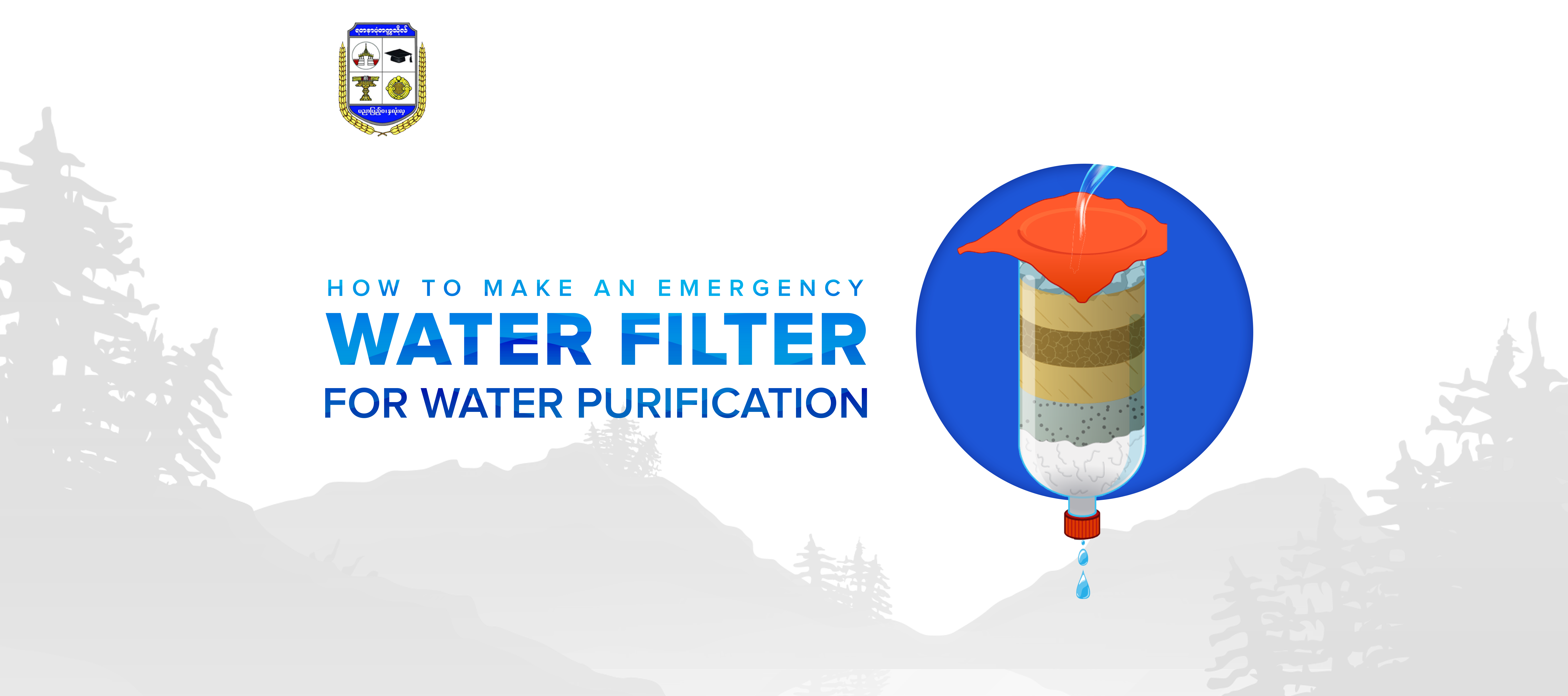 How to make an Emergency Water Filter For Water Purification CHEM003