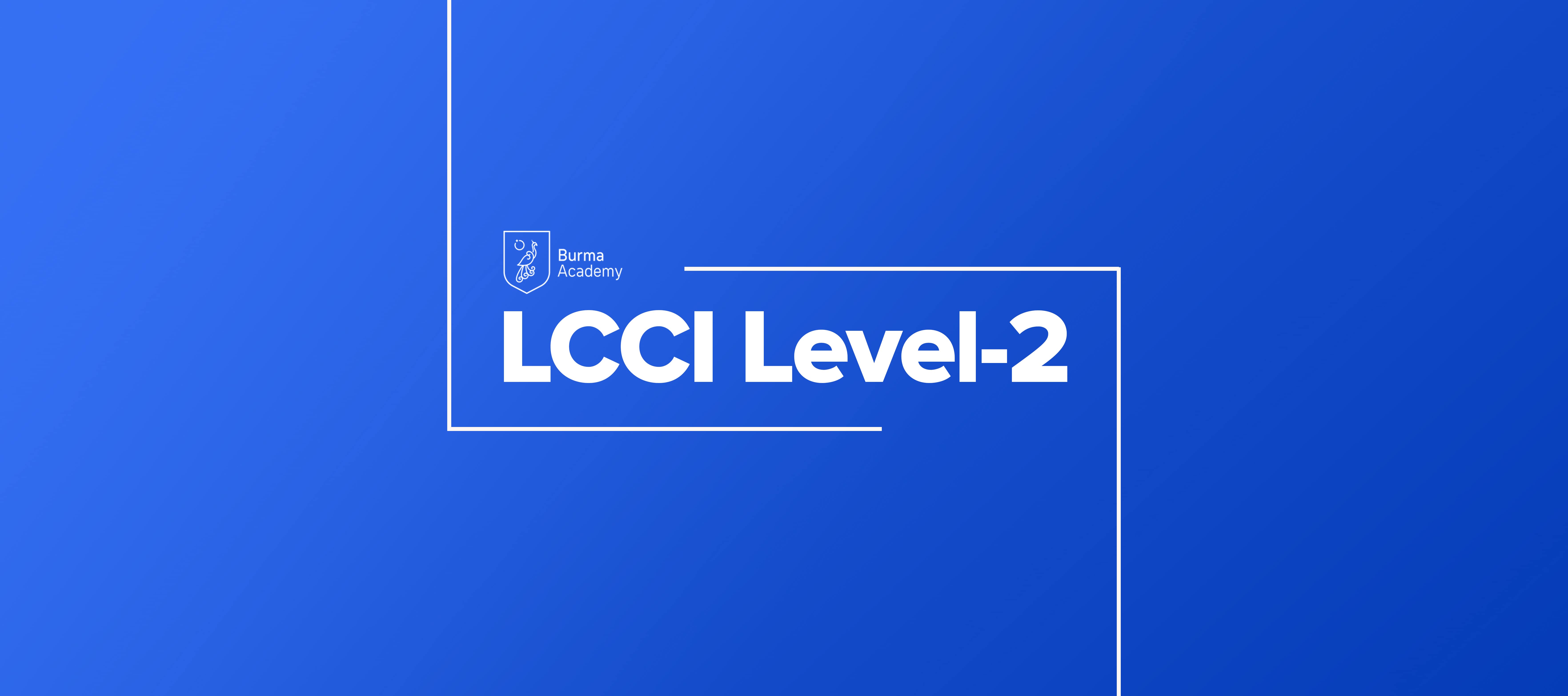 LCCI Level-2 BA019