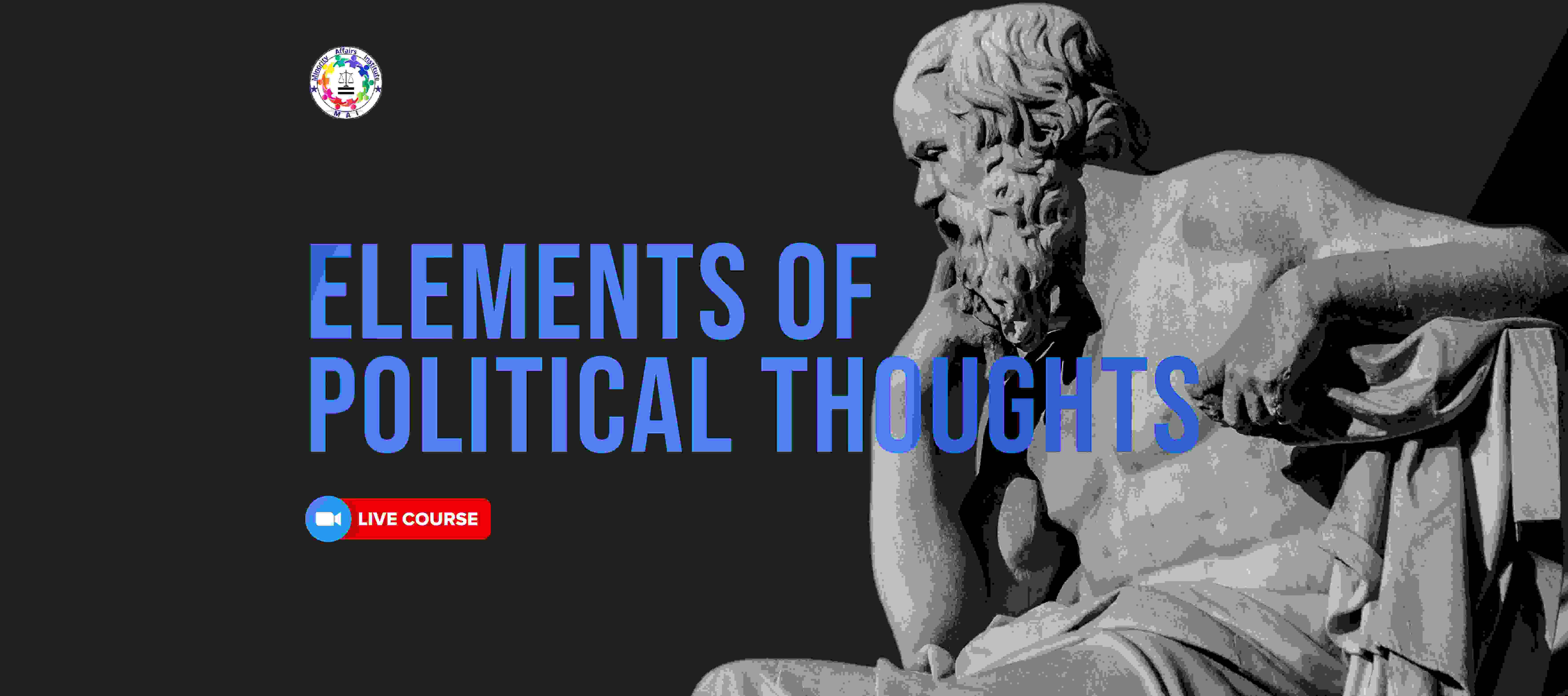 Elements of Political Thoughts MAI001